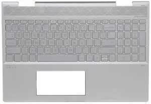 New Replacement Palmrest for HP Envy X360 15-CN 15M-CN0011DX Upper Case with Backlit US Keyboard 609939-001 L20746-001 L32767-001