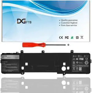 DGTEC 191YN Replacement Laptop Battery for Dell with Alienware 15 R1 R2 Series ALW15ED-1718 1728 1828 1828T 2718 2728 Series Notebook P42F 410GJ 2F3W1 02F3W1 8NH55 08NH5514.8V 92Wh 6380mAh