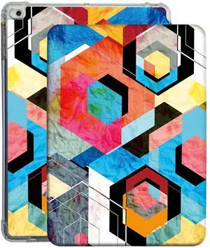 DuraSafe Cases for iPad PRO 10.5 Inch 2017 Air 10.5 3rd Generation 2019 [ Air 3 ] A1701 A2152 A2123 MQF12LL/A MQEY2LL/A MQF22LL/A TPU Ultra Printed Flip Case with Corner Protection - Modern Art