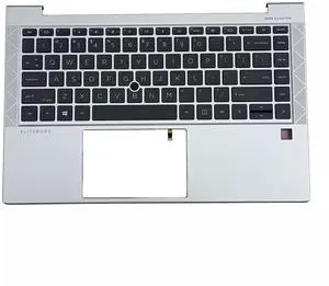 New Replacement for HP Elitebook 840 G7 840 G8 745 Laptop Upper Case Palmrest Backlit Keyboard Assembly Part M07090-001 M36312-001 Silver