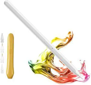 Yebos Stylus Pencil for Apple iPad  Longest Battery Life 5X, 35H Use, Tilt & Palm Rejection, Compatible with iPad 6th-10th Gen, Pro 11/12.9/13 (M4), Air 3/4/5/6, Mini 5/6