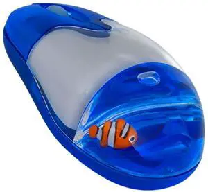 Clown Fish Aqua Mouse RGB Wireless Bluetooth & USB Mouse, Rechargeable Battery, Colorful LED Lights Frutiger Aero Aesthetic Clown Fish Aqua Mouse RGB Wireless Bluetooth & USB Mouse, Rechargeable Battery, Colorful LED Lights Frutiger Aero Aesthetic