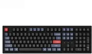 Keychron K10 Pro QMK/VIA Custom Wireless Mechanical Keyboard, Hot-Swappable Full Size 108 Keys Programmable White LED Backlit Red Switch, Bluetooth/USB-C Wired Gaming Keyboard for Mac Windows Linux