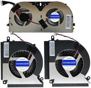 ZHAWULEEFB Replacement CPU+GPU+N422 New Cooling Fan for MSI GT76 MS-17H1 17H2 17H3 RTX2080 PABD0A308SH N422 DC5V 1A PABD18525BH N423 DC12V 1.2A PABD18525BH N424 DC12V 1.2A Fan