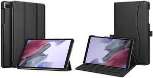 Fintie Bundle: Case for Samsung Galaxy Tab A7 Lite 8.7 Inch 2021 Model (SM-T220/T225/T227), Slim Lightweight Tri-Fold Cover + Multi-Angle Viewing Smart Stand Back Cover