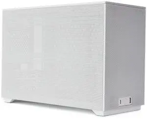 SSUPD Meshroom D Mini-ITX SFF PC Case 15L Full-Mesh Panel Tool-Free Access Supports RTX 5090 GPUs White