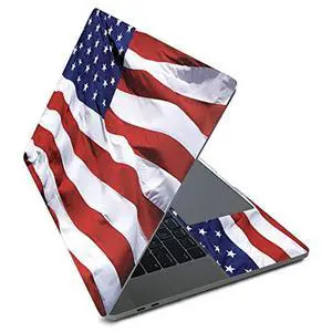 MightySkins Skin for Apple MacBook Pro 16" (2020) - American Flag | Protective, Durable, and Unique Vinyl Decal wrap cover | Easy To Apply, Remove, and Change Styles | Made in the USA (APMAPRO16-Ameri
