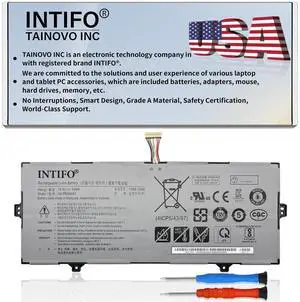 INTIFO 54Whr AA-PBSN4AT Laptop Battery Compatible with Samsung Galaxy Book 15.6" NP750TDA NP750TDA-XD1US NP750TDA-XD2US NP750XDA-KD1US NP750XDA-KD2US NP755XDA Series Notebook BA43-00391B