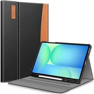 Fintie Case for Samsung Galaxy Tab S10 FE Plus 13.1 Inch 2025 Model (SM-X620/X626) with Built-in S Pen Holder, Multiple Angle Portfolio Business Cover with Pocket Auto Sleep/Wake, Black Fintie Case for Samsung Galaxy Tab S10 FE Plus 13.1 Inch 2025 Model (SM-X620/X626) with Built-in S Pen Holder, Multiple Angle Portfolio Business Cover with Pocket Auto Sleep/Wake, Black