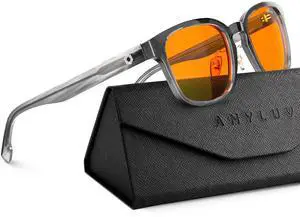 ANYLUV Blue Light Glasses Men Women Computer Gaming Glasses Anti Eyestrain Lightweight Blue Light Blocking Glasses