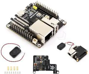 ESP32-P4-NANO Development Board, ESP32-P4 Chip: RISC-V Dual-Core and Single-Core Processors, Human-Machine Interfaces: MIPI-CSI, MIPI-DSI, USB, ETH, etc. Comes with Speaker and PoE Module, 4 Items