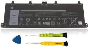 AOMKA 9F4FN Laptop Battery Replacement for Dell Latitude 7320 Detachable Ins piron 14 3420 Series 09F4FN 2VKW9 8PK6G