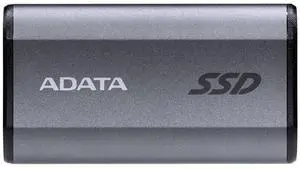 ADATA SE880 500GB - Up to 2000 MB/s- SuperSpeed USB 3.2 Gen 2x2 USB-C External Portable SSD Titanium (AELI-SE880-500GCGY)