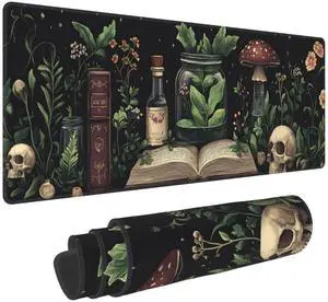 Dark Academy Desk Mat Large Gaming Mouse Pad Dark Academy Extended Mousepad Big in Laptop Computer Mouse Keyboard Mat for Office Desk Decor 35.5x16 in