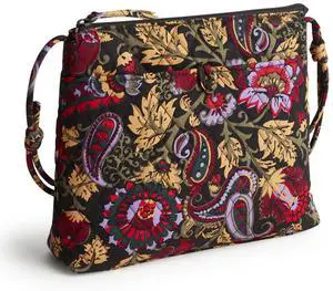 Vera Bradley Premium Cotton Original Hipster Crossbody, Midnight Garden Paisley