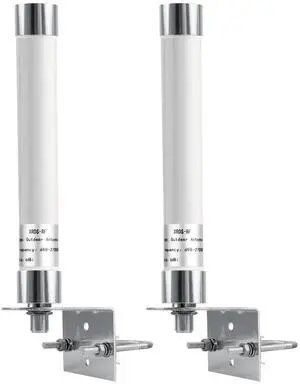XRDS-RF 4G LTE Antenna 6dBi Omni-Directional Outdoor Fixed Mount Antenna with N Female Connector for Router, Modem, Radio, Signal Amplifier 2PCS