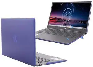 mCover Case ONLY Compatible for 2022~2024 15.6" HP Chromebook 15a-NA0000 / Chromebook Plus 15a-NBxxxx Series Laptop Computers (NOT Fitting Any Other HP Models) - Blue