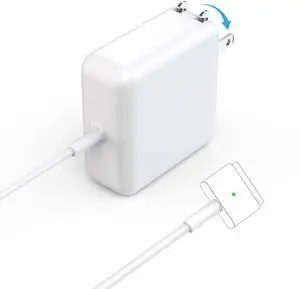 Mac Book Air Charger 45W Power Adapter, Magnetic Mag2 AC 45W Fast T-Tip Shape Connector Power Adapter,Laptop Charger Compatible with Mac Book Air 11-inch and 13-inch 2012, 2013, 2014, 2015, 2016, 2017