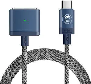 JHXG 140W USB C to Mag 3 Fast Charging Cable 6.6ft Compatible MacBook Air 2022 M2, MacBook Pro 2021 M1 Pro & Max Chip 14" 16", MacBook Pro 2023 M2 Pro & Max Chip 14" 16", Safe 3 Cable for MacBook