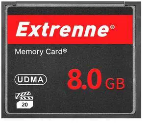 Memory Card 8.0GB, UDMA 7 High Speed up to 600X CF Card for DSLR Camera, Digital Camera, Video Recording, Videographe
