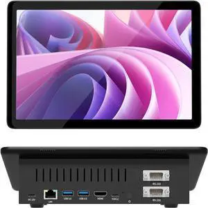 10.1 Inch Mini PC, N5095 8GB RAM/128GB ROM Win 11 Pro Tablet Mini Computer, Dual R232 HDMI Support 4K Screen Display/WiFi5/BT5.2/USB3.0/Full-functioned Type-C
