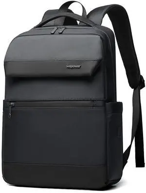 WYNDLOW Travel Laptop Backpack for Men Business Rucksack Fits 15.6 Inch Laptop Water-resistant Lightweight Casual Daypack(Grey)