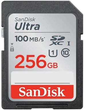SanDisk 256GB Ultra SDXC UHS-I Memory Card - 100MB/s, C10, U1, Full HD, SD Card - SDSDUNR-256G-GN6IN SanDisk 256GB Ultra SDXC UHS-I Memory Card - 100MB/s, C10, U1, Full HD, SD Card - SDSDUNR-256G-GN6IN