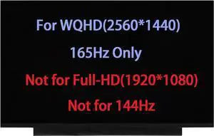 Screen Replacement for ASUS Tuf Gaming A15 FA507 FA507U FA507N FA507R FA507RE FA507RM FA507X FA507XV F15 FX507 FX507V FX507Z FX507VV FX507VI FX507ZI FX507ZC FX507ZM FX507ZR LCD WQHD 2560 * 1440 165 Screen Replacement for ASUS Tuf Gaming A15 FA507 FA507U FA507N FA507R FA507RE FA507RM FA507X FA507XV F15 FX507 FX507V FX507Z FX507VV FX507VI FX507ZI FX507ZC FX507ZM FX507ZR LCD WQHD 2560 * 1440 165