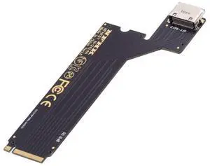 chenyang M.2 to SFF-8612 Adapter,Oculink SFF-8612 to NVME PCIe 4.0 M-Key Host Adapte for 2024 ThinkBook 14+ AMD8845 External Graphics Card & SSD chenyang M.2 to SFF-8612 Adapter,Oculink SFF-8612 to NVME PCIe 4.0 M-Key Host Adapte for 2024 ThinkBook 14+ AMD8845 External Graphics Card & SSD