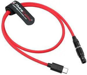 Alvin's Cables Ultra Soft USB-C Type-C to 2 Pin Male Black-Plated 12V Fast Charging Power Cable for SmallHD^^Z-CAM^^BMPCC Pyxis^^Tilta^^Teradek 60cm^^24inches, Red Alvin's Cables Ultra Soft USB-C Type-C to 2 Pin Male Black-Plated 12V Fast Charging Power Cable for SmallHD^^Z-CAM^^BMPCC Pyxis^^Tilta^^Teradek 60cm^^24inches, Red