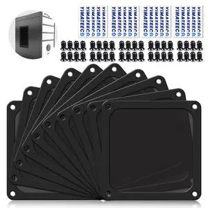 Dust Filter PC 140mm for Computer Cooler/PSU/Routers Nylon 80 Mesh, Magnetic Frame PC Fan Dust Mesh PC Cooler Filter Dustproof Computer Fan Grills (Nylon, 140 * 140mm, 10pcs, Black) Dust Filter PC 140mm for Computer Cooler/PSU/Routers Nylon 80 Mesh, Magnetic Frame PC Fan Dust Mesh PC Cooler Filter Dustproof Computer Fan Grills (Nylon, 140 * 140mm, 10pcs, Black)