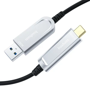 huaham USB A to C Fiber Optic Cable 66FT, 10Gbps Active USB 3.2 Gen2 Cable with German SiliconLine Chip, Long Distance USB C Cable for Logitech 4K Camera,VR,Video Conference,Industrial System huaham USB A to C Fiber Optic Cable 66FT, 10Gbps Active USB 3.2 Gen2 Cable with German SiliconLine Chip, Long Distance USB C Cable for Logitech 4K Camera,VR,Video Conference,Industrial System