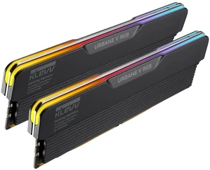 KLEVV Urbane V RGB DDR5 32GB (2x16GB) 6000MHz CL28 SK Hynix A-Die 1.35V Gaming Desktop Ram Memory XMP 3.0 / AMD Expo Ready - Jet Black (KD5AGUA80-60B280V) KLEVV Urbane V RGB DDR5 32GB (2x16GB) 6000MHz CL28 SK Hynix A-Die 1.35V Gaming Desktop Ram Memory XMP 3.0 / AMD Expo Ready - Jet Black (KD5AGUA80-60B280V)