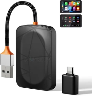 Wireless Adapter,USB Dongle Converts Compatible with CarPlay&Android Auto Wireless Adapter,USB Dongle Converts Compatible with CarPlay&Android Auto