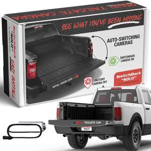 Switchback Solo Down Tailgate Backup Camera for Truck Back Up Camera Plug & Play (Ford, Ford Super Duty 2017-2022) Switchback Solo Down Tailgate Backup Camera for Truck Back Up Camera Plug & Play (Ford, Ford Super Duty 2017-2022)
