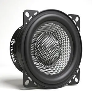 SCBPAUD (1 Pack 4 Inch Car Speakers 300W, 4 Ohm Mid-Bass Audio Speaker with Carbon Fiber Cone, High Sensitivity, Easy Installation High-End Auto Audio System SCBPAUD (1 Pack 4 Inch Car Speakers 300W, 4 Ohm Mid-Bass Audio Speaker with Carbon Fiber Cone, High Sensitivity, Easy Installation High-End Auto Audio System