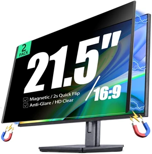 Pozlle 2 Pack Magnetic Privacy Screen for 21.5 Inch 16:9 Computer Monitor Pozlle 2 Pack Magnetic Privacy Screen for 21.5 Inch 16:9 Computer Monitor
