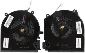 Replacement New CPU + GPU Cooling Fan for HP Victus RTX3050 16-D 16-E (60W Interface) TPN-Q263 TPN-Q264 16-D0111TX 16-e0011ns Series M75721-001 M75723-001 NS75C06-20K19 NS75C06-20K20 DC5V 0.6A Fan Replacement New CPU + GPU Cooling Fan for HP Victus RTX3050 16-D 16-E (60W Interface) TPN-Q263 TPN-Q264 16-D0111TX 16-e0011ns Series M75721-001 M75723-001 NS75C06-20K19 NS75C06-20K20 DC5V 0.6A Fan