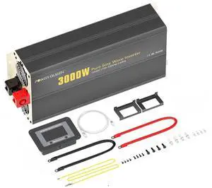 Power Queen 2000W Pure Sine Wave Inverter, Solar Power Inverter 12V DC to 110V-120V AC Converter with 2 AC Outlets, LCD Display for Off-Grid Solar Power System, RV, Truck, Home Appliances Power Queen 2000W Pure Sine Wave Inverter, Solar Power Inverter 12V DC to 110V-120V AC Converter with 2 AC Outlets, LCD Display for Off-Grid Solar Power System, RV, Truck, Home Appliances