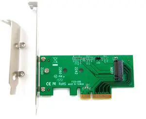 Ableconn PEXM2-SSD PCIe M.2 Adapter - Supports NVMe/AHCI M.2 SSDs (2280, 2260, 2242) - PCIe 4.0/3.0 Compatible Ableconn PEXM2-SSD PCIe M.2 Adapter - Supports NVMe/AHCI M.2 SSDs (2280, 2260, 2242) - PCIe 4.0/3.0 Compatible