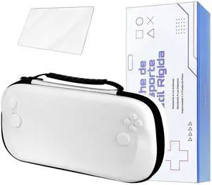 Digi-Tatoo Carry Case+Screen Protector Carrying Case Compatible with 2025 Lenovo Legion Go S 8" & Accessories, Shockproof Scratch-Proof Travel-Friendly Protective Hard Shell Suitcase - White Digi-Tatoo Carry Case+Screen Protector Carrying Case Compatible with 2025 Lenovo Legion Go S 8" & Accessories, Shockproof Scratch-Proof Travel-Friendly Protective Hard Shell Suitcase - White