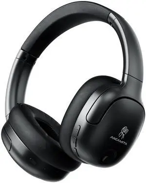 ANCAMITA Hybrid Active Noise Cancelling Headphones, Wireless Over Ear Bluetooth, 50H Long ANC Playtime, Rotatable and Foldable, HiFi Audio Deep Bass, Customized EQ via APP, Transparency Mode (B ANCAMITA Hybrid Active Noise Cancelling Headphones, Wireless Over Ear Bluetooth, 50H Long ANC Playtime, Rotatable and Foldable, HiFi Audio Deep Bass, Customized EQ via APP, Transparency Mode (B