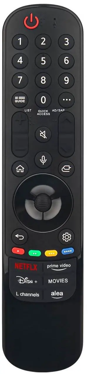 WINFLIKE AKB76045005 MR24GA Voice Remote Control Replace for LG 43QNED75URA 50QNED75URA 55QNED75URA 65QNED75URA 75QNED75URA 50QNED80URA 55QNED80URA 65QNED80URA 75QNED80URA OLED EVO LED QNED 4K UHD TV WINFLIKE AKB76045005 MR24GA Voice Remote Control Replace for LG 43QNED75URA 50QNED75URA 55QNED75URA 65QNED75URA 75QNED75URA 50QNED80URA 55QNED80URA 65QNED80URA 75QNED80URA OLED EVO LED QNED 4K UHD TV