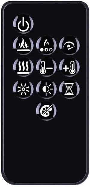 RYQIF Replacement Remote Control fits Dimplex PLF Series Electric Fireplace RYQIF Replacement Remote Control fits Dimplex PLF Series Electric Fireplace