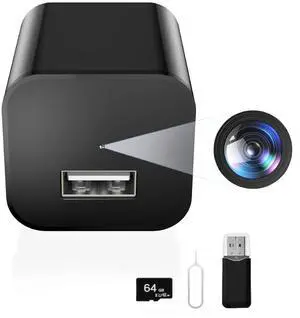 DUVIX Mini Camera with 64G Card 1080P Small Security Camera Charger with Motion Detection for Indoor (No WiFi) DUVIX Mini Camera with 64G Card 1080P Small Security Camera Charger with Motion Detection for Indoor (No WiFi)
