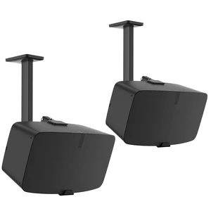 Yibracki Pair of Heavy Duty Speaker Wall Mounts for Sonos 5 Mount & Sonos Play 5 Mount - Tilt & Swivel Adjustable Speaker Mounts for Sonos Play 5 Gen 2 Wall Mounting Bracket, Black Yibracki Pair of Heavy Duty Speaker Wall Mounts for Sonos 5 Mount & Sonos Play 5 Mount - Tilt & Swivel Adjustable Speaker Mounts for Sonos Play 5 Gen 2 Wall Mounting Bracket, Black