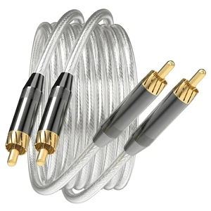 ZVOIYKM 2 RCA to RCA Cable 6FT, High-End Audiophile HiFi Stereo Shielded ZVOIYKM 2 RCA to RCA Cable 6FT, High-End Audiophile HiFi Stereo Shielded