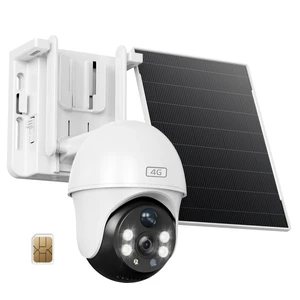 bizv 4G LTE Cellular Security Camera Wireless Outdoor,4MP Solar Powered No WiFi Security Camera, Color Night Vision, Smart Detection,Two Way Audio,Local/Cloud Storage(White) (P15N) bizv 4G LTE Cellular Security Camera Wireless Outdoor,4MP Solar Powered No WiFi Security Camera, Color Night Vision, Smart Detection,Two Way Audio,Local/Cloud Storage(White) (P15N)