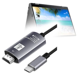 BoxWave Cable Compatible with Dell Inspiron 14 2-in-1 (7420) - SmartDisplay Cable - USB Type-C to HDMI (6 ft), USB C/HDMI Cable - Jet Black BoxWave Cable Compatible with Dell Inspiron 14 2-in-1 (7420) - SmartDisplay Cable - USB Type-C to HDMI (6 ft), USB C/HDMI Cable - Jet Black
