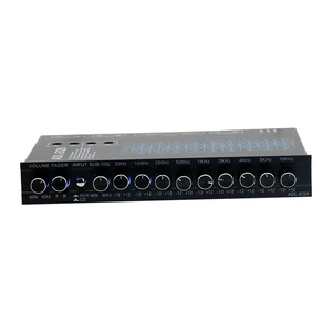 MagiDeal 9 Band Equalizer Front Rear + sub Output 12V DC DSP Chip 9 Equalization Bands EQ Car Stereo Tone Control Car Audio Equalizer, 18cmx11.5cmx2.5cm, Black MagiDeal 9 Band Equalizer Front Rear + sub Output 12V DC DSP Chip 9 Equalization Bands EQ Car Stereo Tone Control Car Audio Equalizer, 18cmx11.5cmx2.5cm, Black